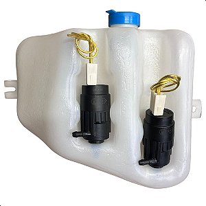 Reservatorio Agua Limpador Uno E Elba C/ 2 Furos + 2 Motor