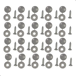Kit Parafuso Forro Porta Fusca Brasilia Kombi Cinza 20pcs