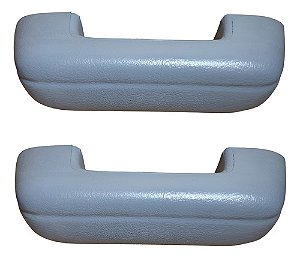 Par Puxador Porta Apoio Braco Escort 84 85 86 Cinza Adapta