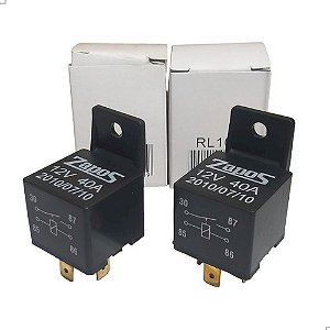 Rele Universal 12v 4oa Na - Milha Buzina Som Acessorios 2pcs