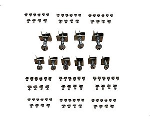 Porca Rapida Fixa Universal Parabarro Parachoque 16x10 100pc