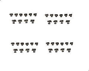 Porca Rapida Fixa Universal Para Barro Parachoque 16x10 40pc