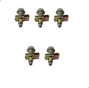 5 Porca Rápida Fixação De P/lamas Monza M8 C/ Parafuso