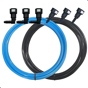 Mangueira Linha Combustível Corsa Celta Prisma Tecalon 10mts Azul-aço