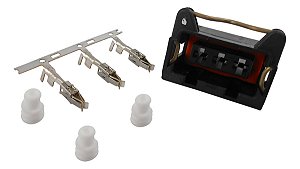 Conector Elétrico 3 Vias Ete6685 Bobina Vw Golf - Cód.6744