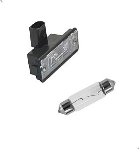 Lanterna Placa Polo 03 A 12 Golf 00 A 06 Com Lampada