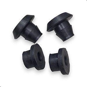 Kit Calco Fixação Radiador Celta 01/16 Prisma 08/12 Preto