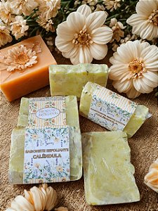 CALÊNDULA - SABONETE REVITALIZANTE E LIMPEZA PROFUNDA