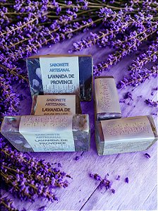 LAVANDA DE PROVENCE - SABONETE BENEFÍCIOS TERAPÊUTICOS, RELAXAMENTO, ALÍVIO DO ESTRESSE, CICATRIZAÇÃO, HIDRATAÇÃO E CALMANTE