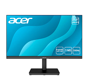 Monitor Acer 23,8" Full HD IPS 100Hz 1ms FreeSync Zero Frame VisionCare HDMI – MK241Y Preto