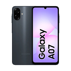 Samsung Galaxy A07, 128GB, 4GB RAM + RAM Plus até 4GB, Preto