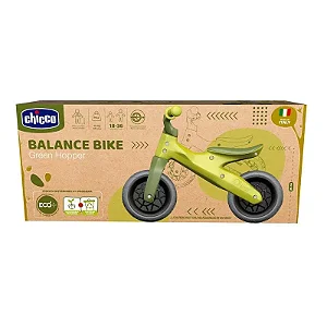Bicicleta de Equilíbrio Eco Verde – Chicco do Brasil | Aprendizado e Diversão Sustentável | Confort Kids