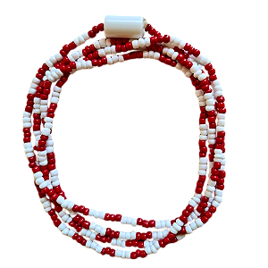 GUIA DE MIÇANGA BRANCO/VERMELHO LEITOSO COM FIRMA