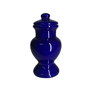 QUARTINHA DE LOUÇA 12CM AZUL ESCURO SEM ASAS