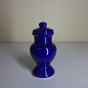 QUARTINHA DE LOUÇA 12CM AZUL ESCURO SEM ASAS