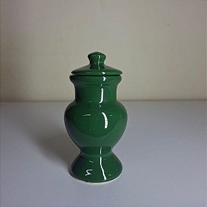 QUARTINHA DE LOUÇA 12CM VERDE SEM ASAS