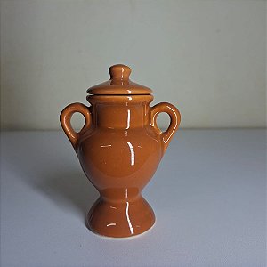 QUARTINHA DE LOUÇA 12CM TERRA COM ASAS