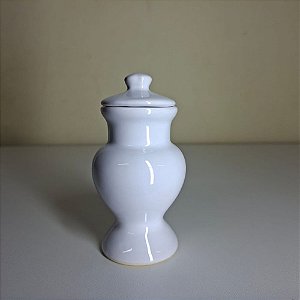 QUARTINHA DE LOUÇA 12CM BRANCA SEM ASAS