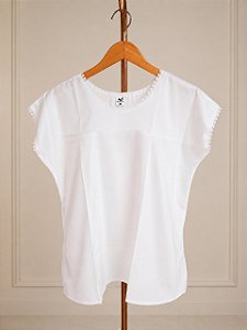 BATA FEMININA OXFORD BRANCA