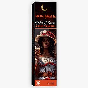 INCENSO LUA MISTICA MARIA NAVALHA - ROSAS BRANCAS