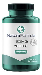 Power Energia Tadavita Arginina 20 Mg + 500 Mg 60 Doses Sem Sabor