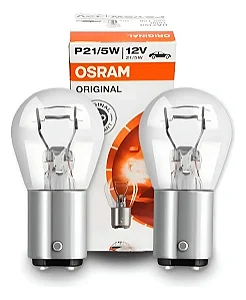 Lâmpada Lanterna Freio 2 Polos P21/5W Osram (1 unidade)