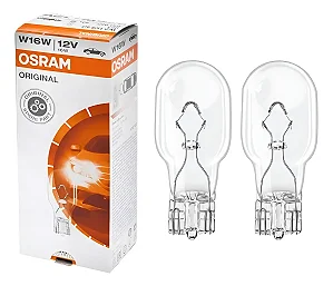 Lâmpada Osram W16W 12V 16W Original Carro