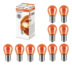 Lâmpada Osram PY21W 12V 21W Ambar Pisca (1 unidade)