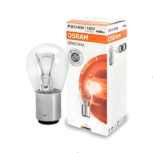 Lâmpada Osram P21/4W 12V Branca Halógena