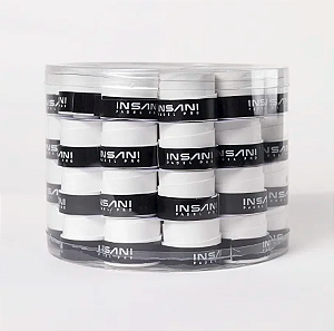 Pote 60 Overgrips Insani Branco