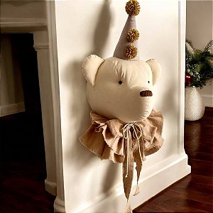 Cabeça de Urso Decoração Infantil