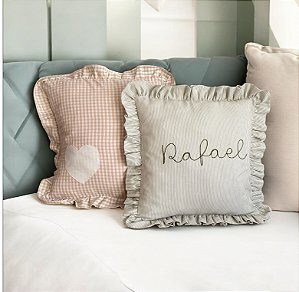 Almofada Bordada Personalizada para Bebê