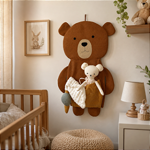 Organizador Porta-trecos Infantil Urso