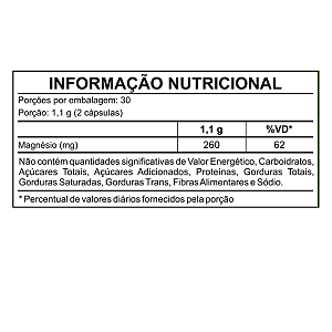 Trimagnésio - 60 cápsulas