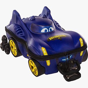 Mochila Escolar Batwheels com 03 Rodinhas Maxtoy