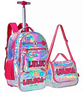 Mochila Escolar Luluca de Rodinhas