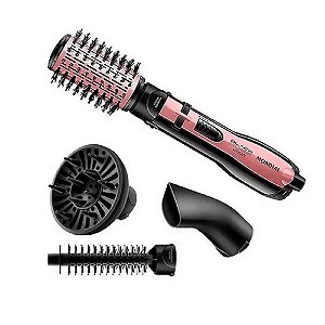 Escova Rotativa Mondial ER-10 1200W, Golden Rose/Preto