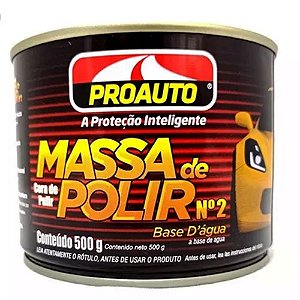 MASSA POLIR Nº 2 PROAUTO 500GR