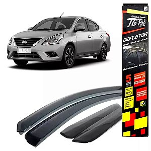 CALHA ACRILICA NISSAN VERSA 4 PORTAS  2011/