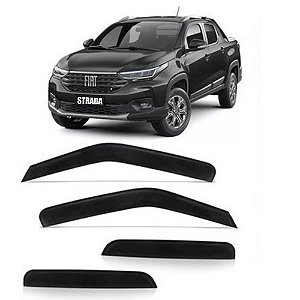 CALHA ACRILICA FIAT STRADA CABINE DUPLA 4 PORTAS 2020 A 2025