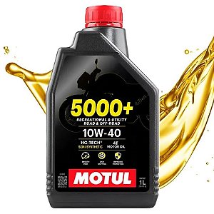 MOTUL LUBRIFICANTE SEMISSINTÉTICO 10W40 SP MA2 5000+ MOTO 4T
