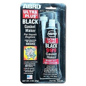 SILICONE ALTA TEMPERATURA ABRO ULTRA PLUS BLACK