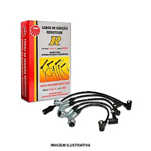 CABO IGNIÇÃO RESISTIVO UNO / FIORINO 1995/ / TIPO 1.6 MPI / 1988 Á 1997