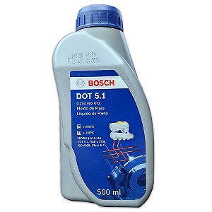 FLUIDO FREIO BOSCH DOT 5.1 - 500 ML