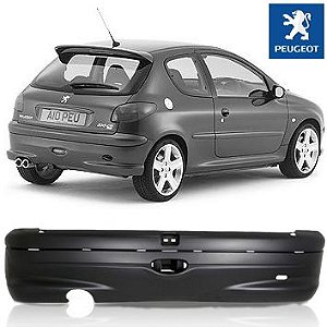 PARA CHOQUE TRASEIRO PEUGEOT 206 APÓS 1999