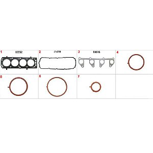 JUNTA MOTOR ONIX / PRISMA / 1.0 - SUPERIOR