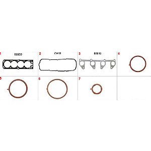 JUNTA MOTOR ONIX / PRISMA / 1.4 - SUPERIOR