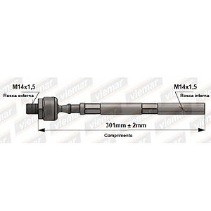 TERMINAL AXIAL PEUGEOT 206 APÓS 1998 / 207 APÓS 2009