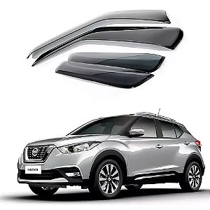 CALHA ACRILICA NISSAN KICKS 4 PORTAS  2017/