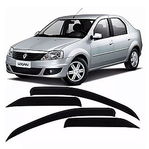 CALHA ACRILICA RENAULT LOGAN 4 PORTAS  2007/